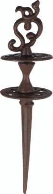 Image de Esschert Design guide-tuyau d'arrosage rouille ; W8402