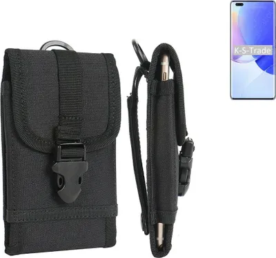 Produktbild von K-S-Trade Holster Handy Hülle kompatibel mit Huawei nova 9 Pro Holster Handytasche Gürtel Tasche Schutz Hülle Robust Outdoor schwarz