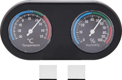 Produktbild von Analoges Kompakttemperaturfeuchtigkeit, stabiles leichtes Reptiliensthermometer, langlebig für Lagerhauslabor für Lagerhaus