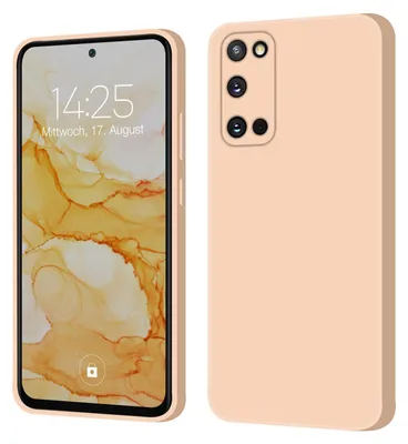 Produktbild von Hülle für Samsung Galaxy S20 Case Cover Bumper Smartphone Softgrip Schutzhülle Farbe: Rosa