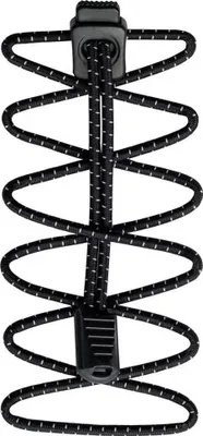 Image de Nathan Lacets Pour Course À Pied - Noir  | Taille: ONE SIZE