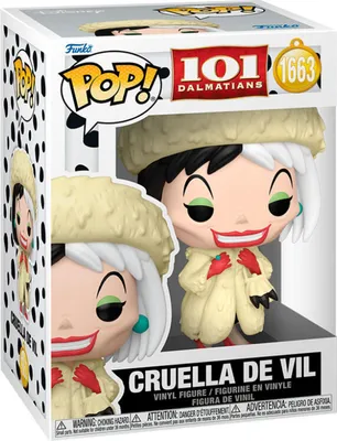 Image de 101 Dalmatiner POP ! Vinyl Cruella De Vil avec Chase 9 cm Sortiment (6)