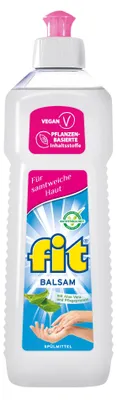 Produktbild von Fit Spülmittel Balsam Vegan Pflege für Geschirr und Hände 500ml
