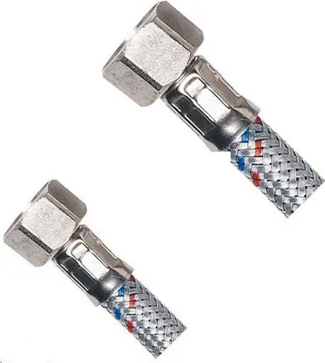 Obrázok produktu pre Flexibilná hadica z nehrdzavejúcej ocele FxF 3/8 "x1/2", 120 cm