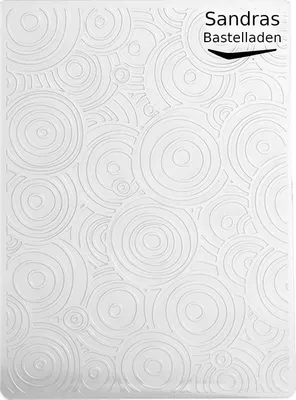 Produktbild von Sandras Embossing-Prägefolder/ -schablone 10,8x15cm Kreise