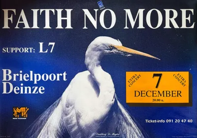 Obrázok produktu pre Faith No More – Koncert v Belgicku, 1992 – Plagát – 66x96 cm