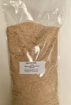 Produktbild von Räucherspäne Räuchermehl Smoke 100% Natur Buchenholz 500/1000 - 2,5 kg Sack