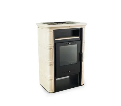 Image de Poêle à bois NORDflam VERA, 6 kW, couleur cappuccino