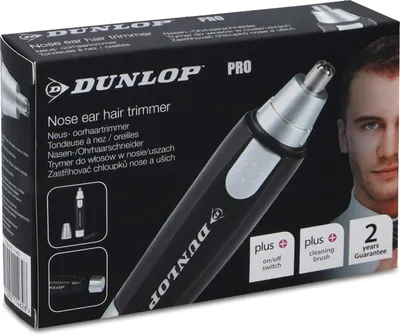 Image de Tondeuse Dunlop Pro pour les poils du nez et des oreilles Tondeuse pour les poils du nez et des oreilles