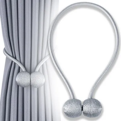 Produktbild von Collar Magnes Klemme Für Gardinen Silber