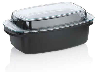 Produktbild von Kela ATURA Bräter 4.5L mit Deckel induktionsgeeignet Aluguss PFAS-frei