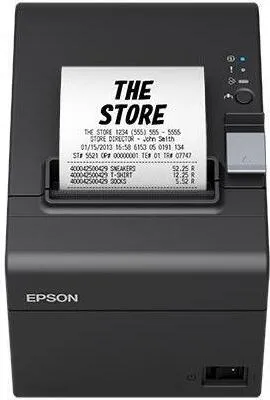 Produktbild von Epson TM-T20III (011): USB + Serial - PS - Blk - EU - Direct heat - POS tlačiareň - 203 x 203 DPI - 250 mm/sec - 22,6 znakov na palec - Text - Grafika - Čiarový kód