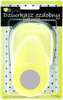 Zdjęcie produktu dla Dziurkacz ozdobny 5cm - koło - DpCraft