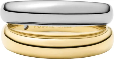 Produktbild von Fossil JF04876998504 Damen Ring Edelstahl Bicolor Gold 52 (16.6)