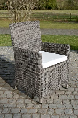 Produktbild von Stuhl HLO-CP23 Cremeweiss 5mm  grau-meliert