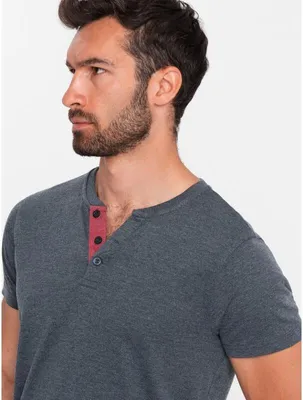 Produktbild von Ombre Clothing Kurzarmhemd für Männer Crysdon gewohnheiten S