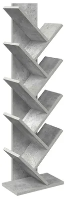 Image de vidaXL Étagère bibliothèque 6 niveaux, 30 x 18 x 100 cm, en panneaux de particules