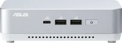 Productafbeelding van ASUS NUC 14 Pro+ RNUC14RVSU7089A0I - Mini-pc - Core Ultra 7 165H / 1.4 GHz - RAM 32 GB - SSD 1 TB - Intel Arc grafische kaart - 1GbE, 2.5GbE, Wi-Fi 6E, Bluetooth 5.3 - WLAN: 802.11a/b/g/n/ac/ax (Wi-Fi 6E), Bluetooth 5.3 - Win 11 Home - Monitor: niet inbegrepen - Zilver