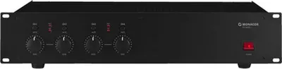 Zdjęcie produktu dla Monacor PA-1450D, 4.0 kan., 50 W, D, 0,5%, 63 dB, 50 W