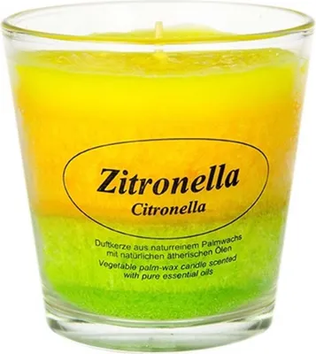 Image de Bougie parfumée en verre - Citronnelle