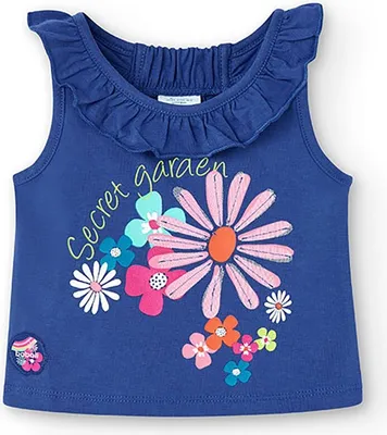Produktbild von Boboli 248060 ärmelloses T-shirt Mehrfarbig 12 Months Mädchen Mehrfarbig 12 Months