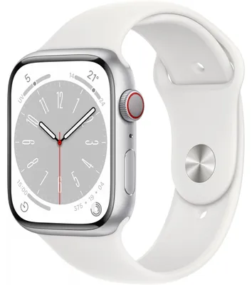 Produktbild von Apple Watch Series 8, OLED, Touchscreen, 32 GB, WLAN, GPS, 38,8 g