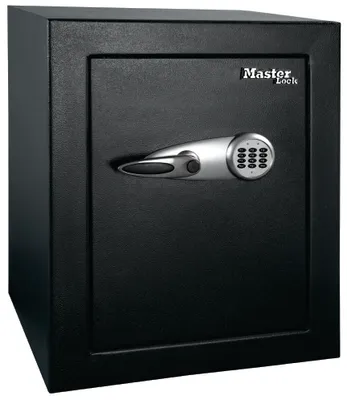 Immagine prodotto di Cassaforte di sicurezza digitale MasterLock Extragroer - Cassaforte indipendente - Nero - Codice - Elettronico - Chiave - 119,9 litri - Acciaio - 3 ripiani
