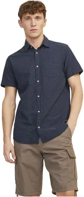 Zdjęcie produktu dla Jack & Jones Abel koszulka z krótkim rękawem niebieski XS mężczyzna niebieski XS