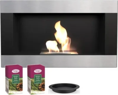 Obrázek produktu pro Nástěnný krb na bioethanol GOLF HORIZONTAL set