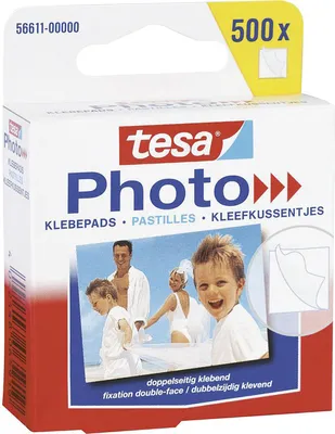 Produktbild von TESA 56611, Transparent, 13 mm, 10 mm, 500 Stück(e)