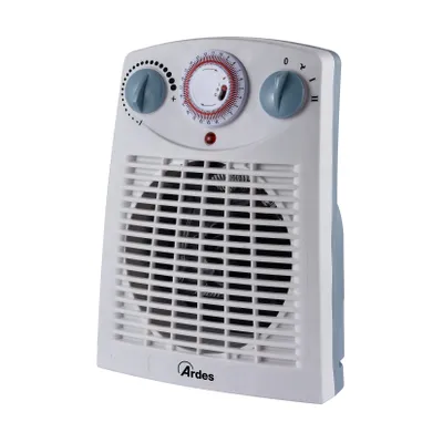 Produktbild von Ardes AR449TI, Elektrischer Raumheizlüfter, Drinnen, Weiß, Drehregler, 60 m³, 2000 W