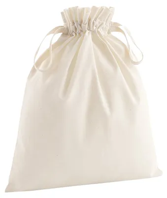 Immagine prodotto di Westford Mill Sacchetto con cordoncino, cotone FK960 (M) (naturale)