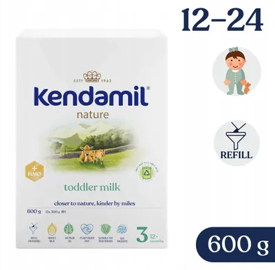 Produktbild von Kindermilchpulver Kendamil Nature 3 HMO+ 600 g