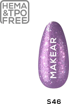 Produktbild von S46 Violetino UV Nagellack 8 ml Makear