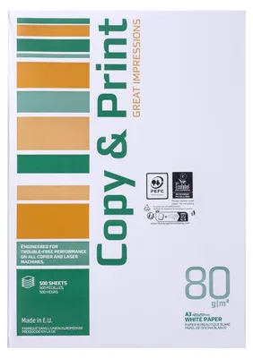Immagine prodotto di Carta per fotocopie COPY&PRINT A3 classe C 80 g/m² 500 fogli - Navigator