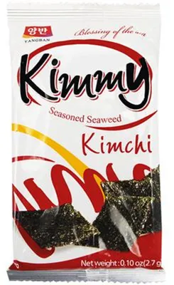 Zdjęcie produktu dla Algi Noey snack o smaku Kimchi 2,7g - Dongwon