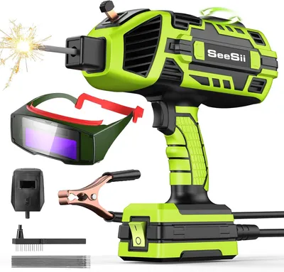 Image de Appareil de soudage portable 120A avec inverseur IGBT et lunettes de protection