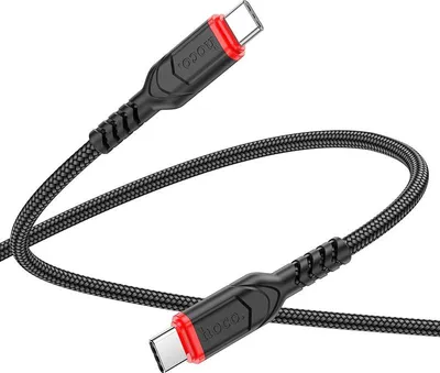 Immagine prodotto di Cavo Hoco da USB-C a USB-C, 3A, 60W, 3 m, X59 nero