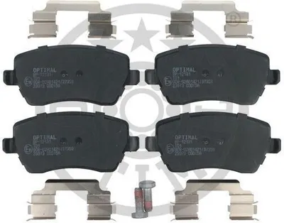 Produktbild von OPTIMAL Bremsbeläge Satz Vorne Bremsklötze für RENAULT Clio III Schrägheck (BR0/1, CR0/1) BP-12131