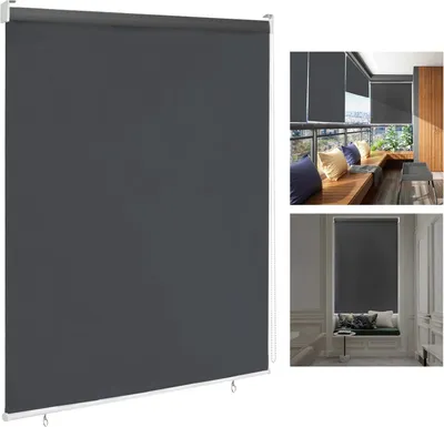Produktbild von ACXIN vonkajšia roleta balkónová vertikálna markíza roleta tieniaca súkromie vonkajšia roleta ochrana proti slnku ochrana proti UV žiareniu (100 x 240 cm, antracitová)