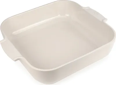Produktbild von Peugeot quadratische Auflaufform Appolia Ofenform Keramik Ecru 36 cm 60121