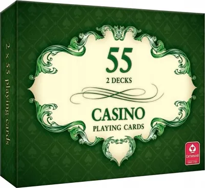 Produktbild von CASINO karty do gry 2 x 55 listkow