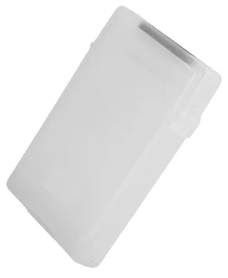 Obrázok produktu pre Puzdro na pevný disk s rozmermi 2,5 palca z materiálu ABS – puzdro na HDD/SSD s ochranou proti prachu a antistatickou úpravou (biele) (pevný disk nie je súčasťou balenia)