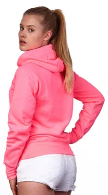 Produktbild von Mivaro Damen Kapuzenpullover mit Kängurutasche und Reißverschlusstäschchen weich innen gefüttert aus Baumwolle Regular Fit Hoodie für Freizeit Arbeit und Alltag in vielen Farben