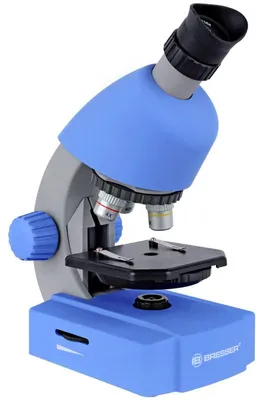 Obrázek produktu pro Bresser Optics 8851300WXH000, Optický mikroskop, Modrá, 640x, 40x, LED, Baterie