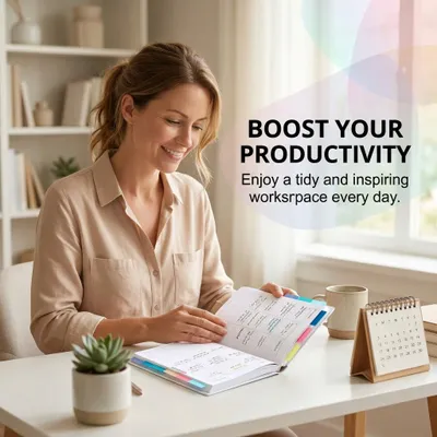 Imagen del producto de Notas adhesivas, 1000 unidades, 5 colores, para oficina y estudio