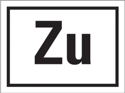 Produktbild von Dreifke® Hinweisschild, Zu, 30 x 40 mm, Folie, Folie selbstklebend 1 Stk.