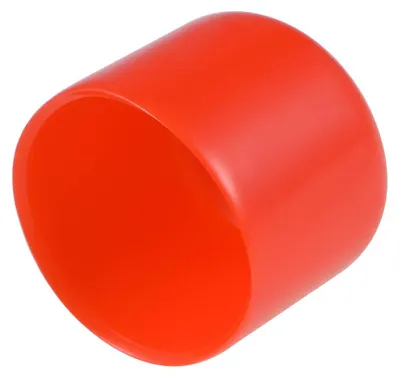 Gummie Endkappen 1 1/4" (32mm) ID, rund, rot, 20 Stück