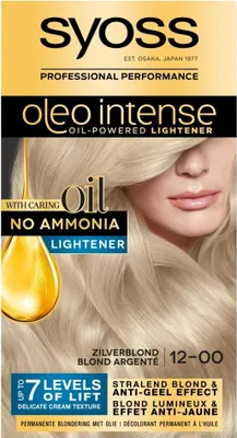 Produktbild von SYOSS - Oleo Intense 12-00 - Haarfarbe - Permanente Haarfärbung - Silberblond - Langanhaltende Farbe - 1 Stück