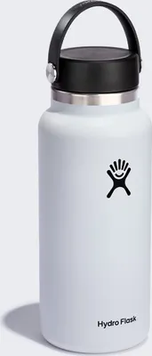 Produktbild von Hydro Flask 32oz Wide Mouth, 946 ml, Tägliche Nutzung, Weiß, Edelstahl, White, Erwachsener